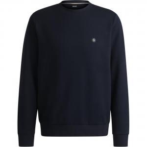 Босс логотип табличка свитшот HUGO BOSS, темно-синий