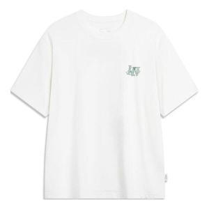 Футболка с цветочным рисунком Li-Ning, белый