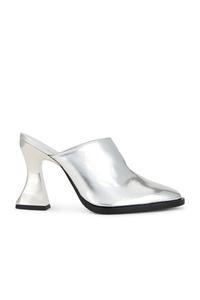 Туфли Cha Cha Mule Bottega Veneta, цвет Silver & Black