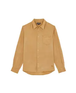 Льняная рубашка Vilebrequin, коричневый