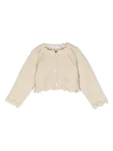 Кардиган в технике кроше Patachou, бежевый