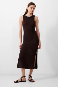 Платье Momo Nellis крючком French Connection, коричневый