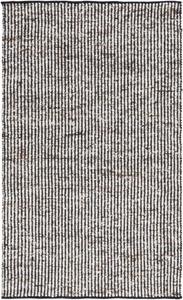 SAFAVIEH ковер 244 x 305 см - коллекция Natura - большой - Black & Ivory, ручной работы плоское плетение из шерсти и джута, идеально для гостиной, спальни, столовой (NAT331Z)