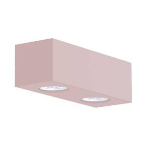 Потолочный светильник Lumicom Manhattan M, 25x7x25 см, розовый