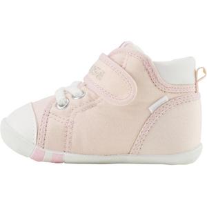 Кроссовки с вышитым логотипом и полосками MIKI HOUSE, розовый