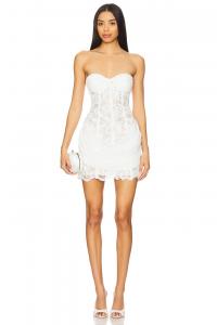 Мини-платье Katina Majorelle, white