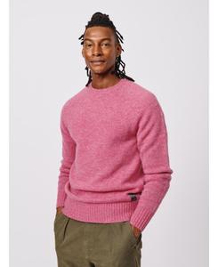 Мужской свитер Prestwick Shetland с круглым вырезом Aubin, Pink