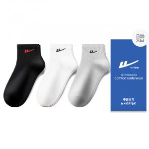 Носки Warrior щиколоточные мужские 5 пар, 5 черных [5 пар]