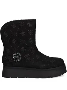 Замшевые ботильоны Dolsay Guess Usa, черный