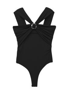 Боди-рубашка Pull&Bear, черный