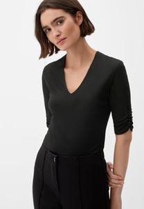 Футболка базовая MIT VAUSSCHNITT s.Oliver BLACK LABEL, цвет true black