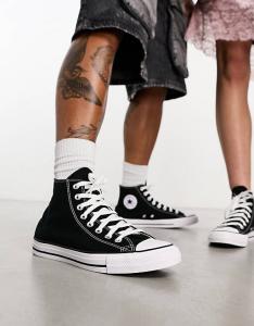 Черные кроссовки унисекс Converse Chuck Taylor All Star Hi