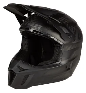 Внедорожный шлем F3 Carbon Lightning Klim, карбон/матовый черный