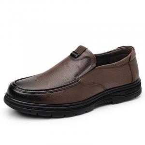 Mulinsen Мужские повседневные туфли мужские низкие топы коричневые, цвет Brown