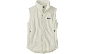 Классический флисовый жилет Microdini, женская флисовая одежда Patagonia, birch белый/bcw