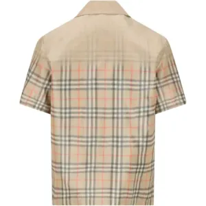 Burberry Рубашка мужская Beige Lapel Moderate Others