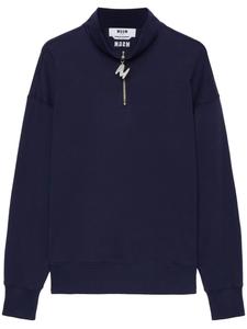 MSGM толстовка с высоким воротником, синий