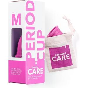 Менструальная чаша Loovara, размер M. 100 % натуральный каучук — сделано в Германии — веганский, без силикона, без отбеливателей, срок службы до 10 лет.