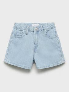 Детские джинсовые шорты Renata с пятью карманами Mango, Open Blue