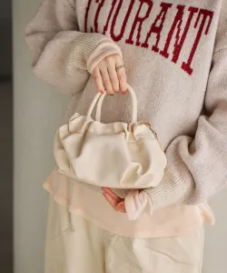 Мини-сумка через плечо с собранными ручками Studio Clip, цвет Ivory(52)