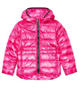 Кипарисовый пуховик Canada Goose Kids, розовый