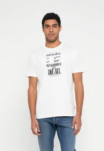 Футболка с регулируемым принтом Diesel, White