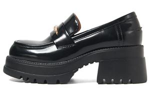 Лоферы женские черный Pt'Son