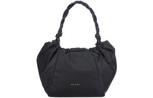 MARNI Женская большая сумка через плечо на магнитной застежке черная