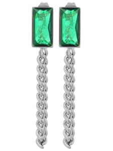 Adeliás Женские серьги - Серьги-гвоздики из нержавеющей стали серебристого цвета