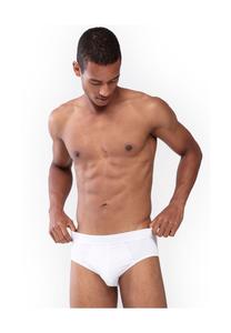 Трусы, эластичный пояс, бирка, мужские Mey, белый