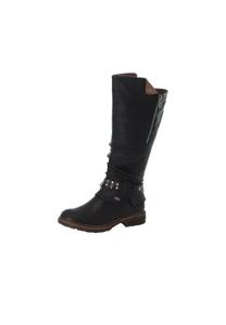 Сапоги женские Rieker с длинным голенищем, черный