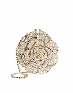 Сумка-клатч Bling в золотом цвете Dune London