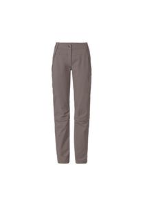 Женские брюки Farley Stretch Capri T-Zip III на молнии с карманом на молнии VAUDE, цвет Coconut