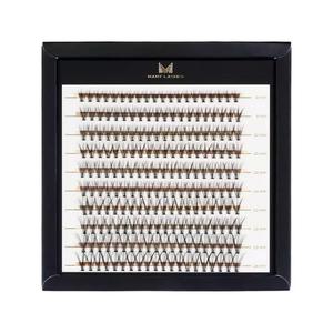 Набор ресниц для макияжа 14d, изгиб b - нежный изгиб, 1 комплект. Many Beauty Master box superblack silk eyelashes individuals