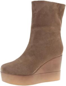 Женские модные короткие ботинки на толстой подошве, однотонный дизайн, удобные и повседневные, подходят для ежедневных поездок. Fusecottc, Coffee Color