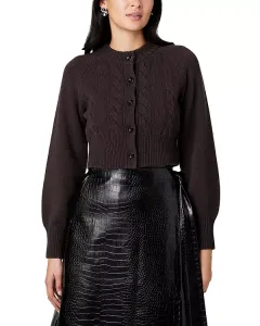 Кардиган Риты крупной вязки Toccin, коричневый