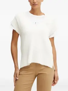 Жилет с V-образным вырезом Liu Jo, белый