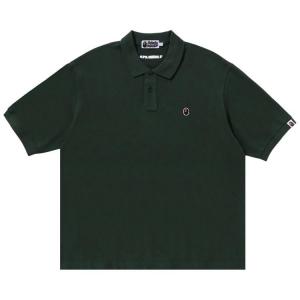 Поло BAPE One Point Relaxed Fit Polo Shirt, Green
