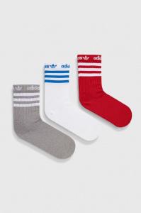 Носки adidas Originals, 3 пары, серый