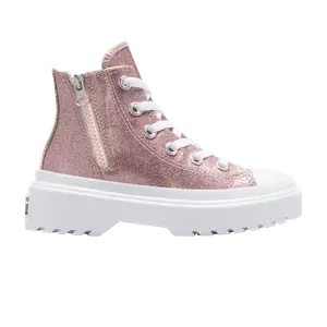 Кроссовки Chuck Taylor All Star Lugged Lift Platform High PS, цвет Glitter - Blush Hush