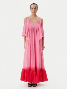 Летнее платье свободного покроя Io Canto Abito 104950 A2G4 Pinko, розовый