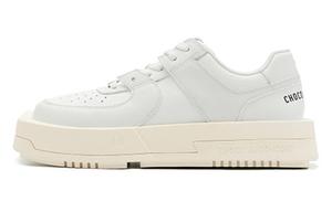 Кроссовки CHOCO CONCERT Skateboarding Shoes Unisex Low-top Round Square White, белый