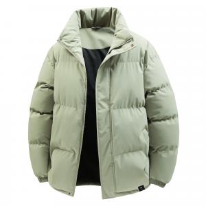 Пуховик Unisex Stand Collar Moderate Others VanCamel, светло-зеленый