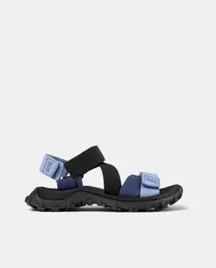 Женские сандалии Drift Trail на плоской подошве с застежкой на липучке Camper, синий