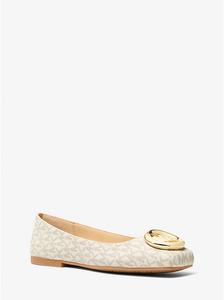 Балетки Milan с фирменным логотипом Michael Kors, белый
