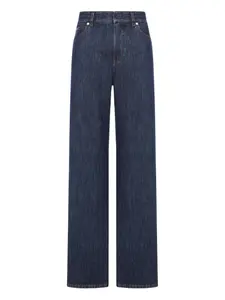 Фактурные джинсы Fendi, синий