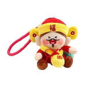 Плюшевый кулон "Пять богов богатства" Creative, высота 12 см OUYIN, желтый