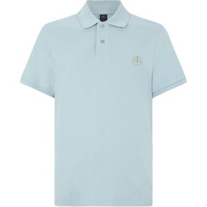 Moose Knuckles Поло приливного синего цвета Tide Blue