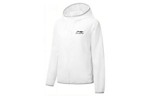 Куртка унисекс белая Lining, белый