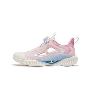 XTEP Кроссовки детские с низким верхом, устойчивые к скольжению, цвет "Sail" (белый, мороженое, розовый)